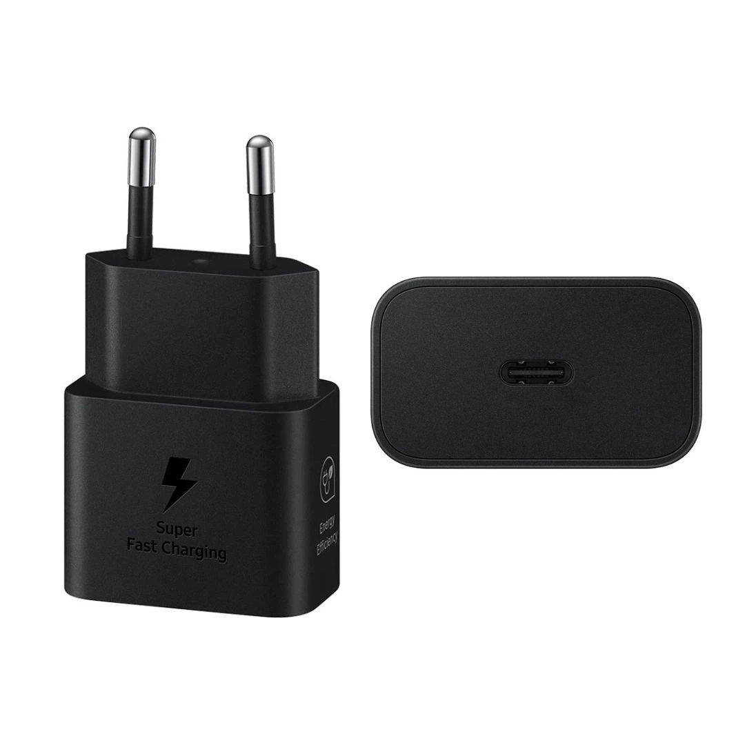 رأس شاحن سامسونج سريع بمنفذ تايب سي - 25 واط